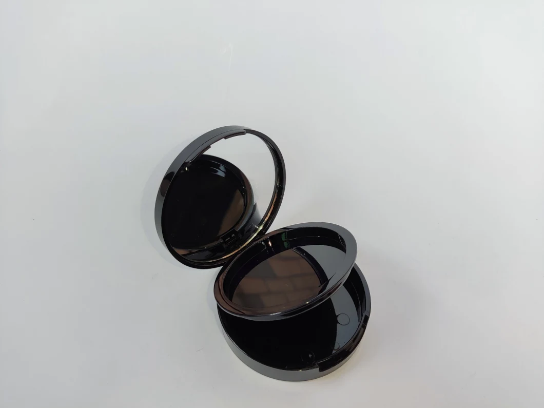 High Quality Cushion Foundation Case Cosmetic Packaging Powder Puff Mirrors Case Air Box Single Round Compact Powder