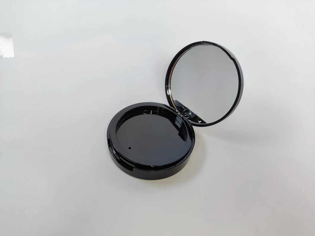 High Quality Cushion Foundation Case Cosmetic Packaging Powder Puff Mirrors Case Air Box Single Round Compact Powder