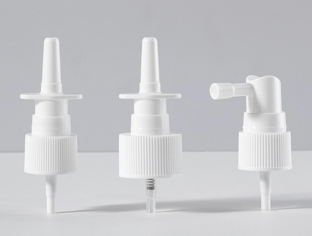 Wholesale 18mm 20 410 415 White Plastic PP Medicine Nasal Oral Mouth Spray Pump