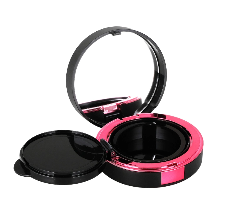 Private Label 15g Malaysia Indonesia 2021 Bb Cushion Casing Bb Cc Cream Foundation Black Air Cushion Compact Case