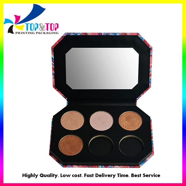 Custom Design Cardboard Eyeshadow Palette Empty Makeup Palette